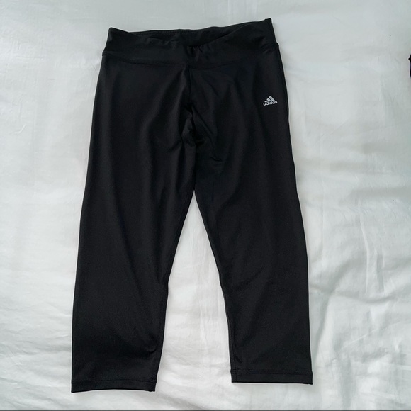 ADIDAS | Black Climalite Cropped Leggings - Picture 2 of 3